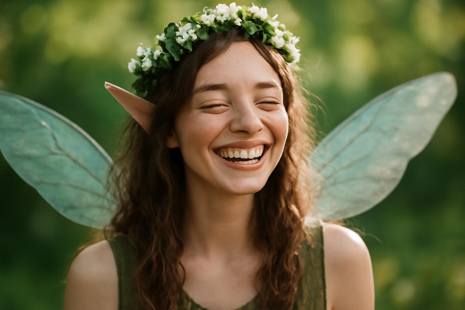 A tündér, aki mindig kacagott