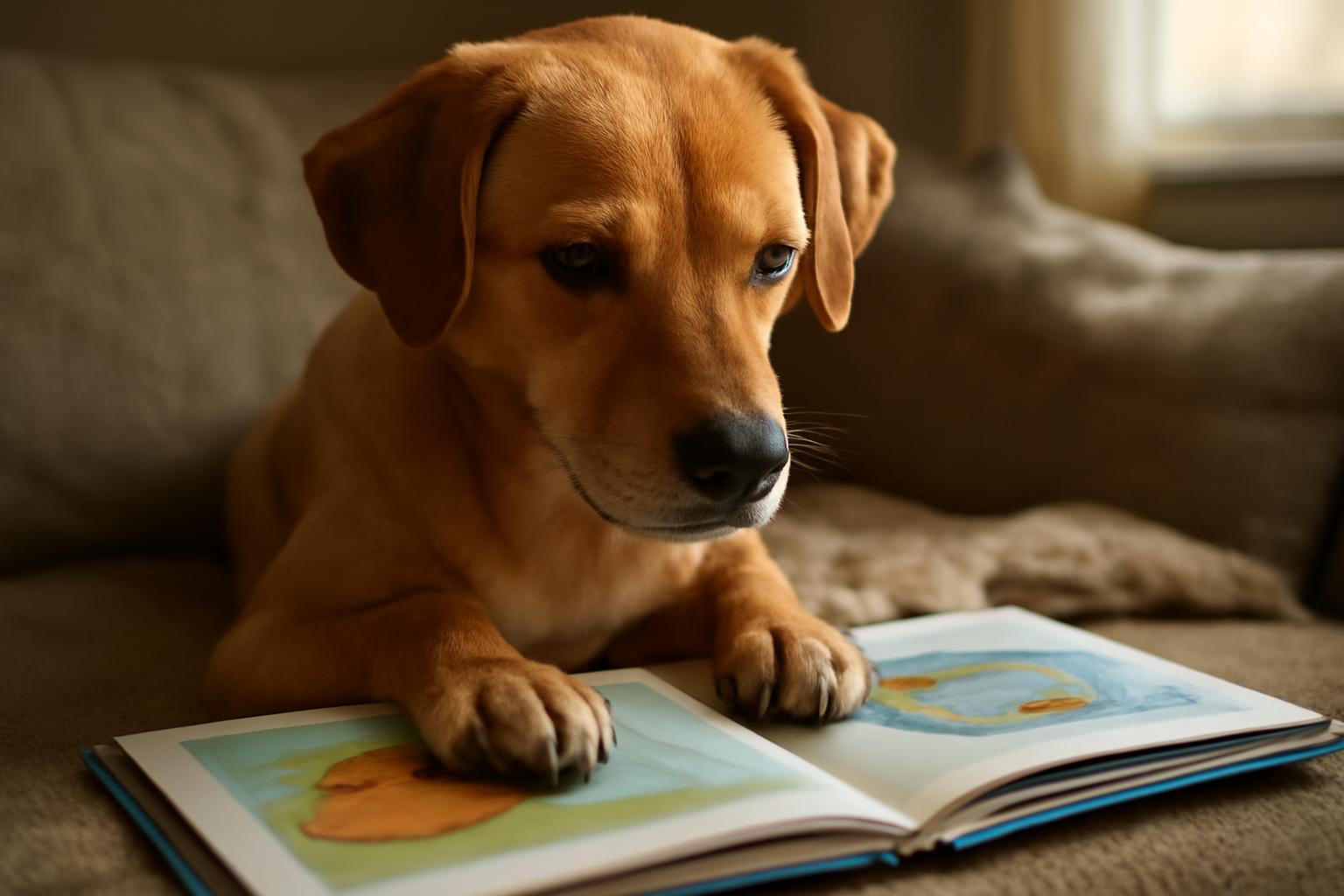A kutya, aki szerette a mesekönyveket