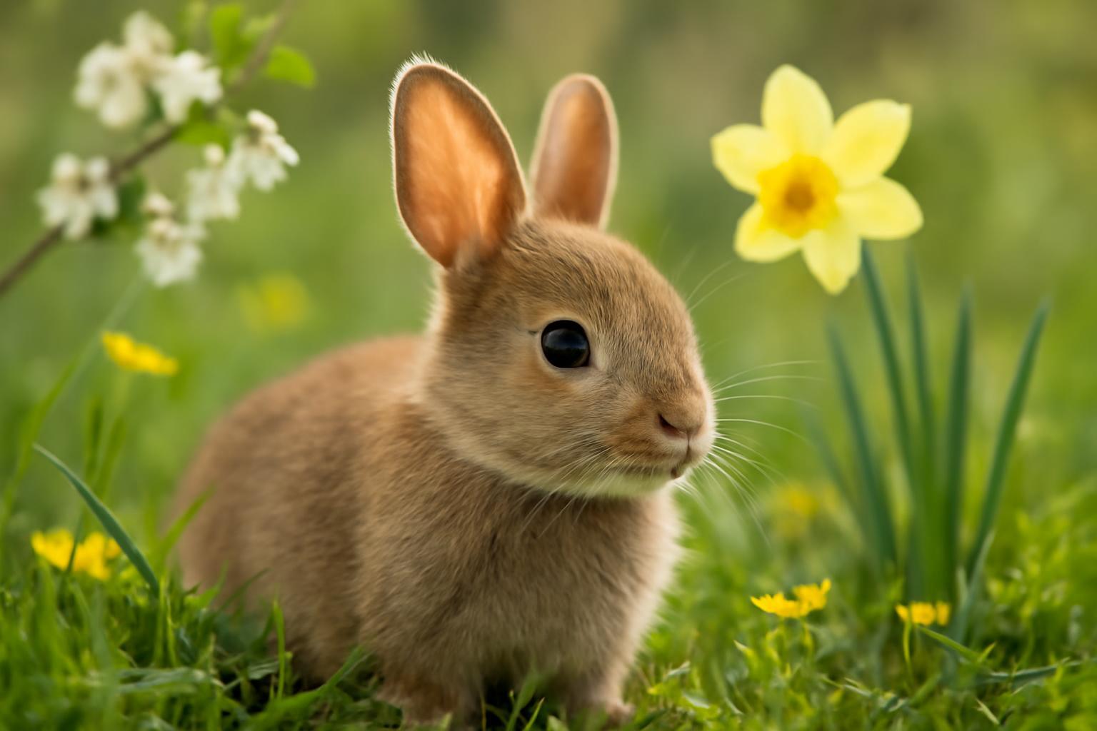 A kis nyuszi tavaszi titka