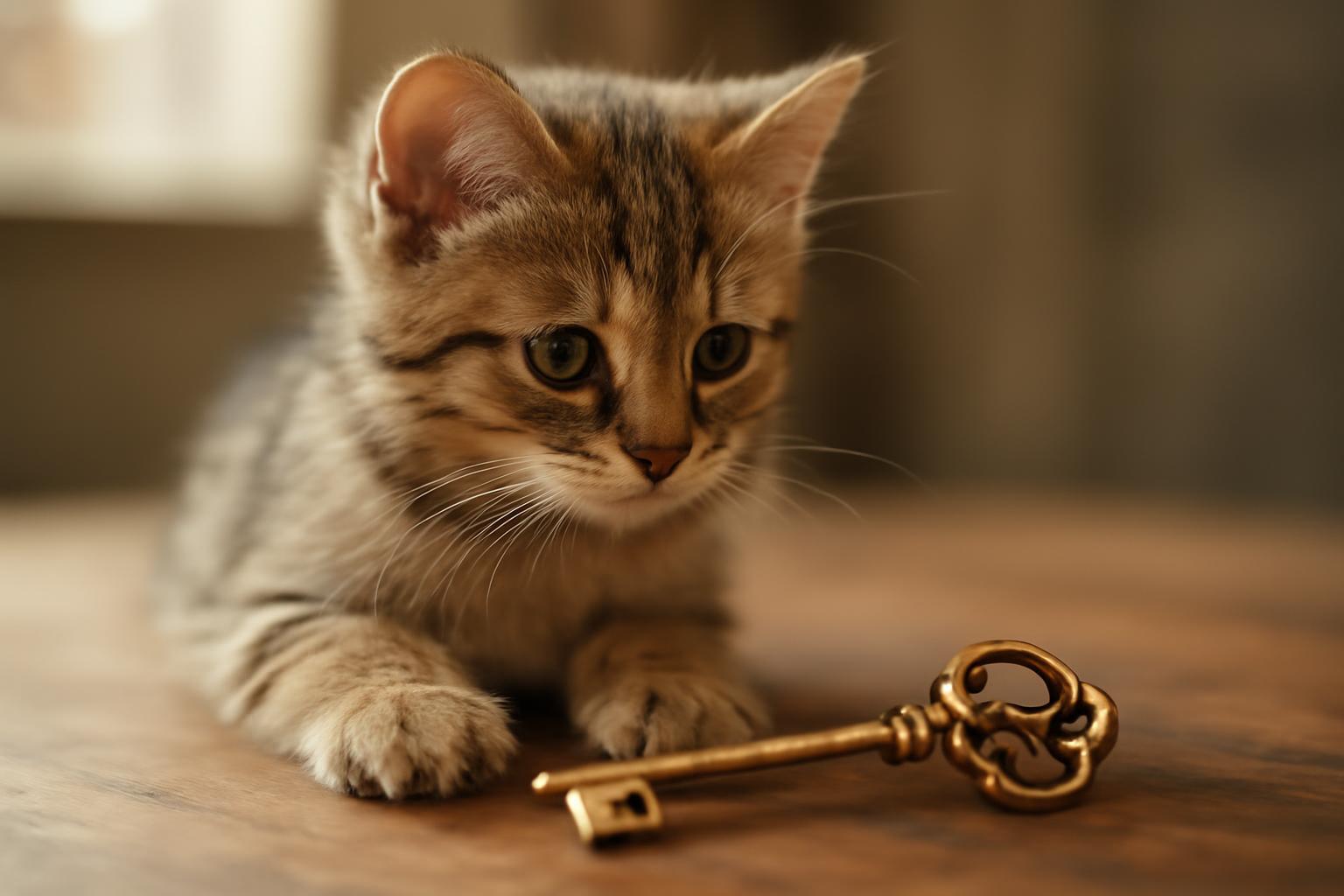 A kiscica és az arany kulcs titka