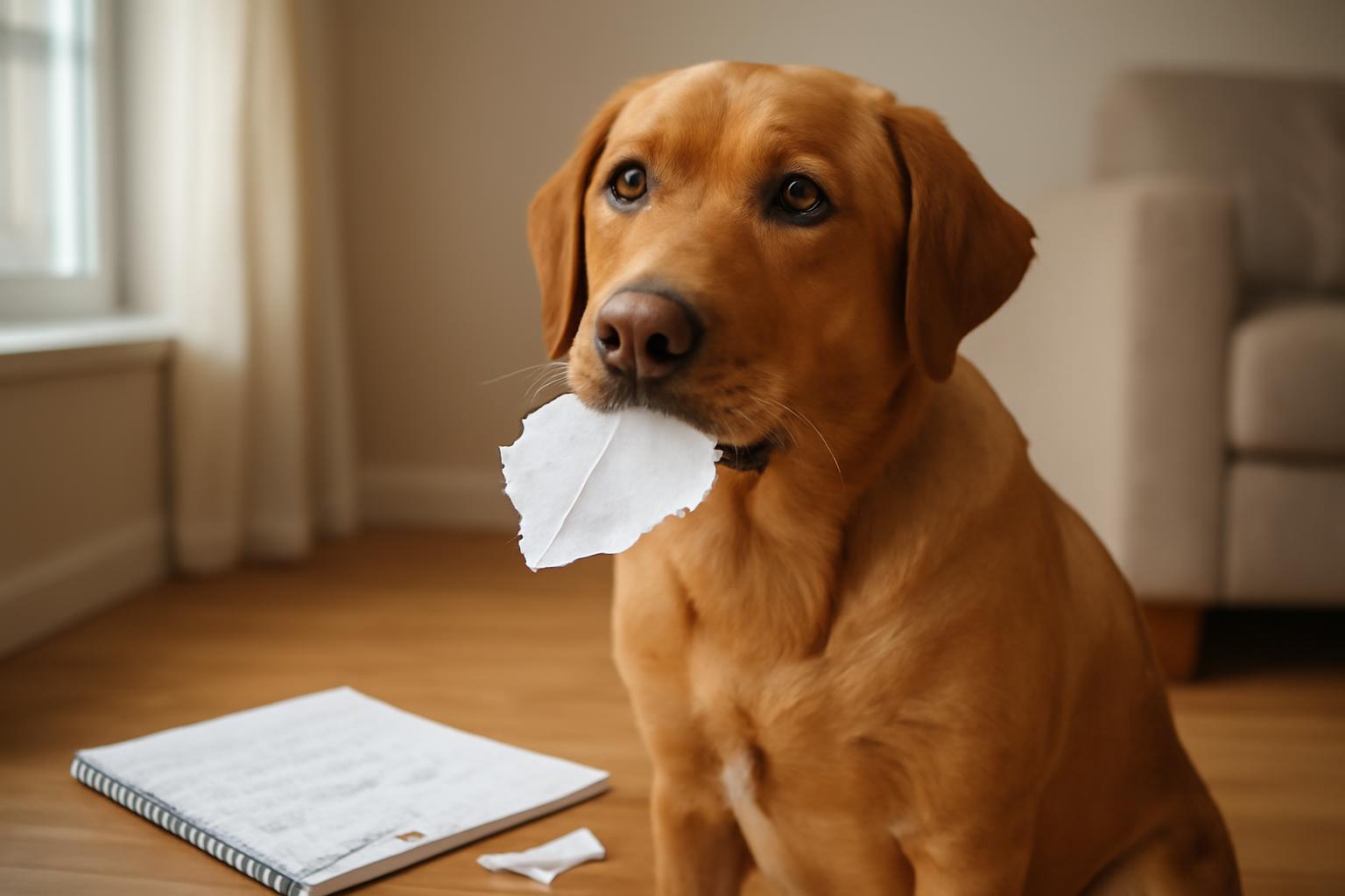 A kutya, aki megette a házi feladatot