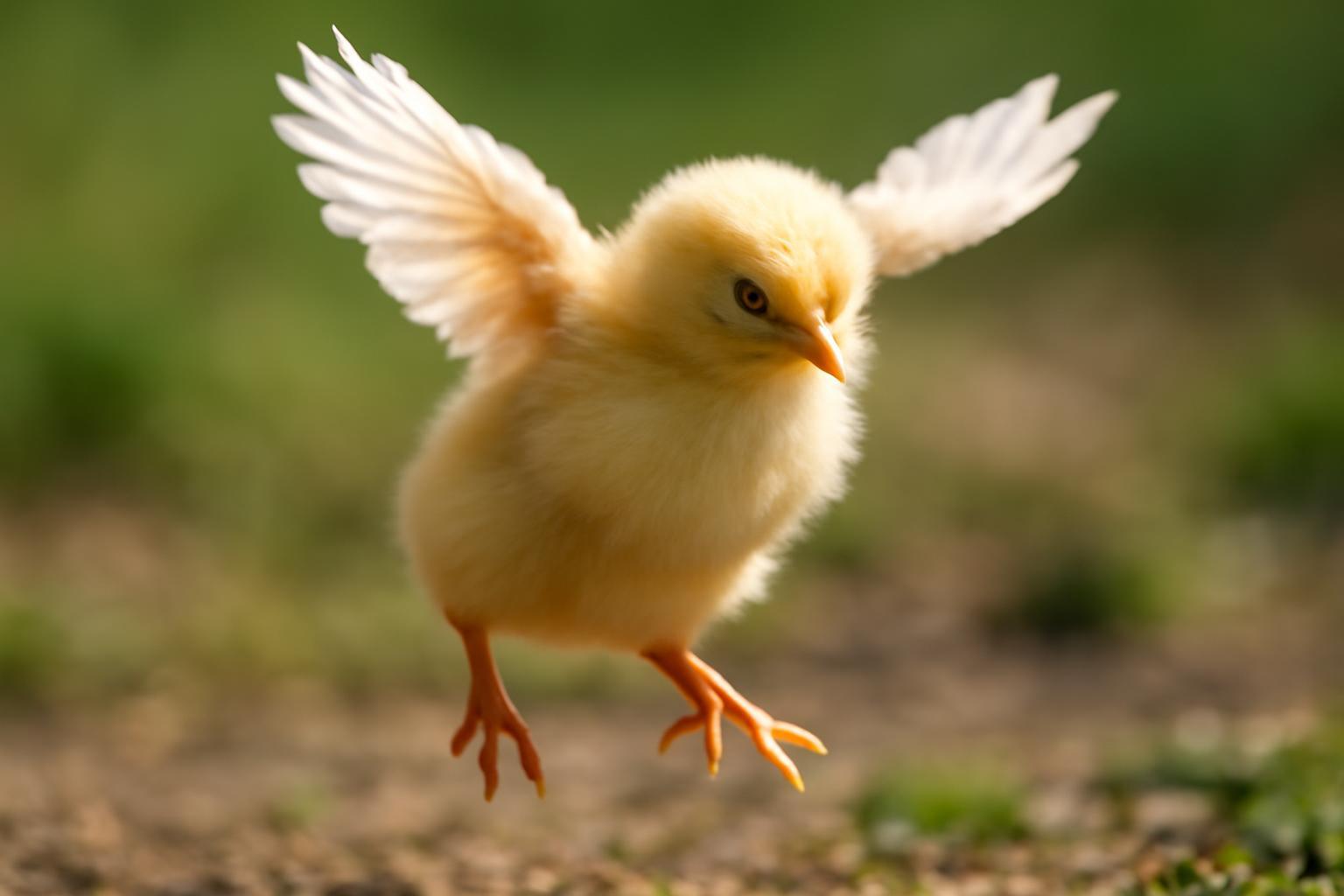 A sárga csibe első repülése