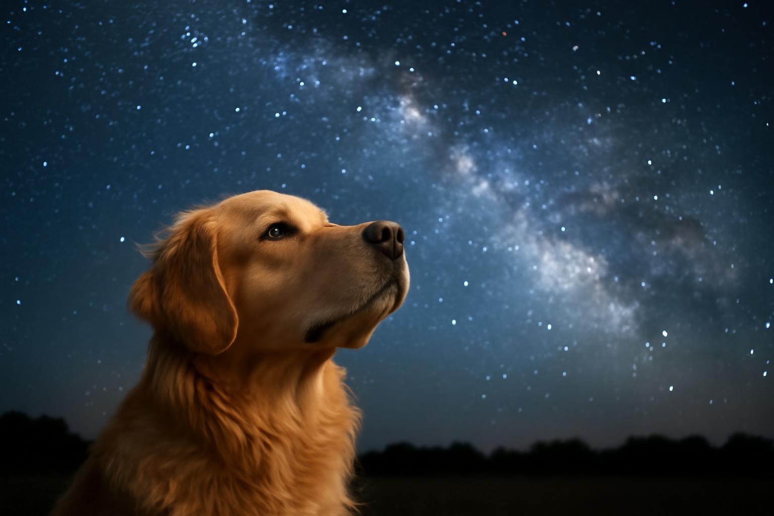A kutya és a csillagporos éjszaka