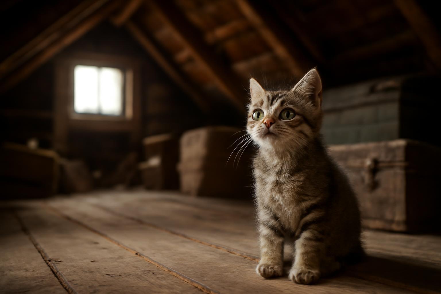 Mici cica és a titokzatos padlás