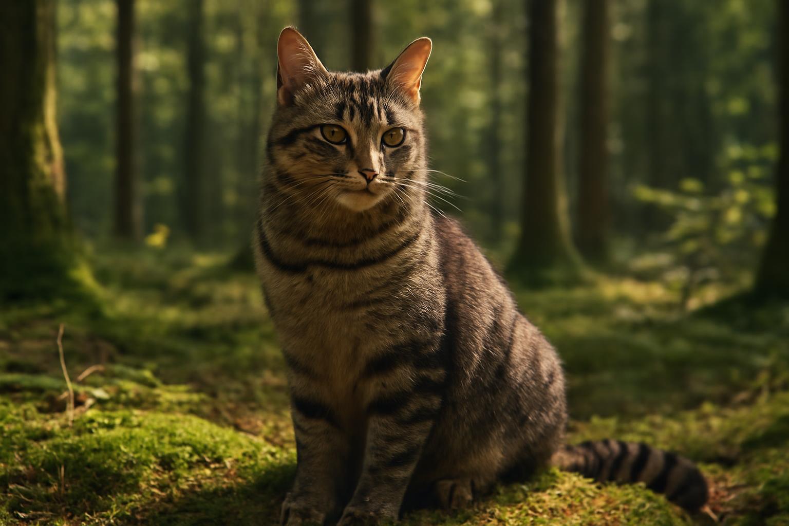 A macska, aki őrizte az erdő békéjét