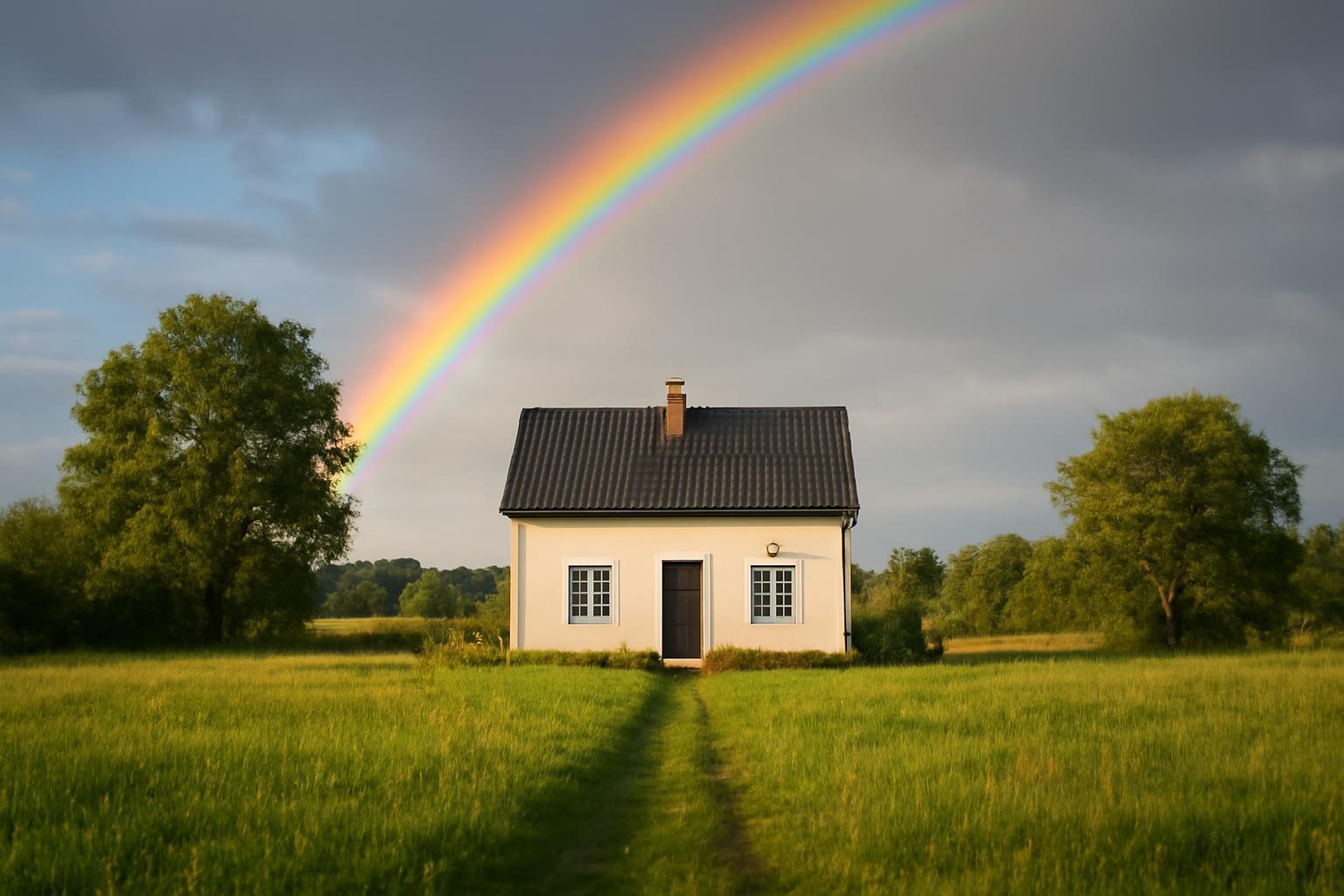 A szivárvány végén álló ház